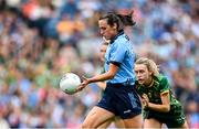 3 August 2025; Hannah Tyrrell of Dublin during the TG4 All-Ireland Ladies Football Senior Championship final match between Dublin and Meath at Croke Park in Dublin. Photo by Seb Daly/Sportsfile