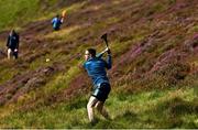 4 August 2025; Noel Fallon of Roscommon competing in the Senior Hurling competition during the M. Donnelly GAA Poc Fada All-Ireland Finals at Annaverna Mountain in the Cooley Peninsula, Ravensdale, Louth. Photo by Piaras Ó Mídheach/Sportsfile