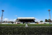 4 August 2025; A general view of Oriel Park before the SSE Airtricity Men's First Division match between Dundalk and Longford Town at Oriel Park in Dundalk, Louth. Photo by Thomas Flinkow/Sportsfile