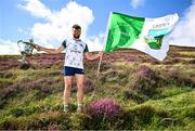 4 August 2025; Senior Hurling winner Colin Ryan of Limerick with the trophy after the M. Donnelly GAA Poc Fada All-Ireland Finals at Annaverna Mountain in the Cooley Peninsula, Ravensdale, Louth. Photo by Piaras Ó Mídheach/Sportsfile