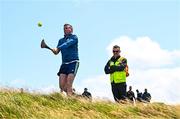 4 August 2025; Pat Burke of Westmeath competing in the Senior Hurling competition during the M. Donnelly GAA Poc Fada All-Ireland Finals at Annaverna Mountain in the Cooley Peninsula, Ravensdale, Louth. Photo by Piaras Ó Mídheach/Sportsfile