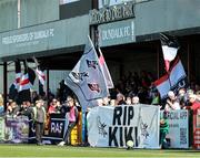 4 August 2025; Dundalk supporters before the SSE Airtricity Men's First Division match between Dundalk and Longford Town at Oriel Park in Dundalk, Louth. Photo by Thomas Flinkow/Sportsfile