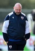 4 August 2025; Longford Town manager Wayne Groves during the SSE Airtricity Men's First Division match between Dundalk and Longford Town at Oriel Park in Dundalk, Louth. Photo by Thomas Flinkow/Sportsfile