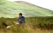 4 August 2025; Sara-Louise Griffin of Down competing in the Camogie Senior competition during the M. Donnelly GAA Poc Fada All-Ireland Finals at Annaverna Mountain in the Cooley Peninsula, Ravensdale, Louth. Photo by Shauna Clinton/Sportsfile