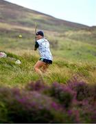 4 August 2025; Patricia Coote of Westmeath competing in the Senior Camogie competition during the M. Donnelly GAA Poc Fada All-Ireland Finals at Annaverna Mountain in the Cooley Peninsula, Ravensdale, Louth. Photo by Shauna Clinton/Sportsfile
