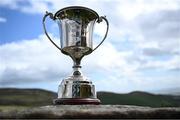 4 August 2025; A general view of the Senior Camogie trophy during the M. Donnelly GAA Poc Fada All-Ireland Finals at Annaverna Mountain in the Cooley Peninsula, Ravensdale, Louth. Photo by Shauna Clinton/Sportsfile