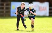 5 August 2025; Participants during a Bank of Ireland Leinster Rugby Summer Camp at Dundalk RFC in Louth. Photo by Ben McShane/Sportsfile