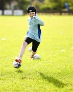 5 August 2025; Participants during a Bank of Ireland Leinster Rugby Summer Camp at Dundalk RFC in Louth. Photo by Ben McShane/Sportsfile