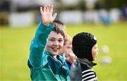 5 August 2025; Participants during a Bank of Ireland Leinster Rugby Summer Camp at Dundalk RFC in Louth. Photo by Ben McShane/Sportsfile