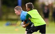 5 August 2025; Participants during a Bank of Ireland Leinster Rugby Summer Camp at Dundalk RFC in Louth. Photo by Ben McShane/Sportsfile
