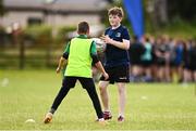 5 August 2025; Participants during a Bank of Ireland Leinster Rugby Summer Camp at Dundalk RFC in Louth. Photo by Ben McShane/Sportsfile