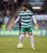 3 August 2025; Danny Mandroiu of Shamrock Rovers during the SSE Airtricity Men's Premier Division match between Shamrock Rovers and Derry City at Tallaght Stadium in Dublin.  Photo by Stephen McCarthy/Sportsfile