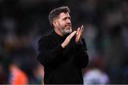 3 August 2025; Shamrock Rovers manager Stephen Bradley after the SSE Airtricity Men's Premier Division match between Shamrock Rovers and Derry City at Tallaght Stadium in Dublin.  Photo by Stephen McCarthy/Sportsfile