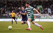 3 August 2025; Josh Honohan of Shamrock Rovers during the SSE Airtricity Men's Premier Division match between Shamrock Rovers and Derry City at Tallaght Stadium in Dublin.  Photo by Stephen McCarthy/Sportsfile
