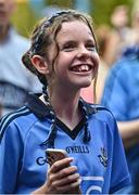 5 August 2025; Supporters during the homecoming of TG4 All-Ireland Ladies Senior Football Champions, Dublin, at Smithfield Square in Dublin. Photo by Sam Barnes/Sportsfile