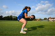 5 August 2025; Katie Whelan during a Leinster Rugby women's squad training and gym session at The High School in Rathgar, Dublin. Photo by David Fitzgerald/Sportsfile