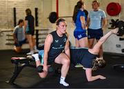 5 August 2025; Emma Kelly during a Leinster Rugby women's squad training and gym session at The High School in Rathgar, Dublin. Photo by David Fitzgerald/Sportsfile
