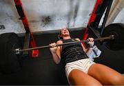 5 August 2025; Kathy Baker during a Leinster Rugby women's squad training and gym session at The High School in Rathgar, Dublin. Photo by David Fitzgerald/Sportsfile