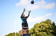 5 August 2025; Jane Neill during a Leinster Rugby women's squad training and gym session at The High School in Rathgar, Dublin. Photo by David Fitzgerald/Sportsfile