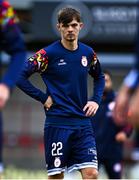 2 August 2025; Sean Moore of Shelbourne before the SSE Airtricity Men's Premier Division match between Sligo Rovers and Shelbourne at The Showgrounds in Sligo. Photo by Tyler Miller/Sportsfile