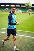 6 August 2025; Mason Melia during a St Patrick's Athletic training session at Tallaght Stadium in Dublin. Photo by Stephen McCarthy/Sportsfile