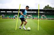 6 August 2025; Joe Redmond during a St Patrick's Athletic training session at Tallaght Stadium in Dublin. Photo by Stephen McCarthy/Sportsfile