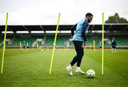 6 August 2025; Jake Mulraney during a St Patrick's Athletic training session at Tallaght Stadium in Dublin. Photo by Stephen McCarthy/Sportsfile