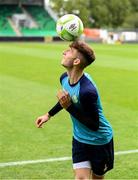 6 August 2025; Mason Melia during a St Patrick's Athletic training session at Tallaght Stadium in Dublin. Photo by Stephen McCarthy/Sportsfile