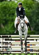 6 August 2025; Seamus Hughes Kennedy of Ireland, competing on Mhs Cosmo, in the Minerva Stakes during the Dublin Horse Show at the RDS Arena in Dublin. Photo by Shauna Clinton/Sportsfile