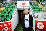 6 August 2025; Head coach Ole Gunnar Solskjaer during a Besiktas media conference at Tallaght Stadium in Dublin. Photo by Stephen McCarthy/Sportsfile
