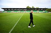 6 August 2025; Head coach Ole Gunnar Solskjaer before a Besiktas media conference at Tallaght Stadium in Dublin. Photo by Stephen McCarthy/Sportsfile