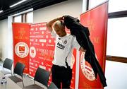 6 August 2025; Head coach Ole Gunnar Solskjaer after a Besiktas media conference at Tallaght Stadium in Dublin. Photo by Stephen McCarthy/Sportsfile