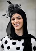 7 August 2025; Rima Elmazeouh, from Dublin, during the Dublin Horse Show at the RDS Arena in Dublin. Photo by Shauna Clinton/Sportsfile