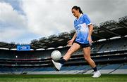 7 August 2025; Clontarf and Dublin LGFA All-Ireland winner Niamh Hetherton pictured at Croke Park in Dublin at the launch of the 2025 Beko Club Champion, an initiative to reward and celebrate local Leinster GAA club heroes who go above and beyond to help their local community and club. For more information visit leinstergaa.ie/beko-club-champion/. Photo by Sam Barnes/Sportsfile