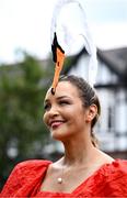 7 August 2025; Linda Vittone, from Meath, during the Dublin Horse Show at the RDS Arena in Dublin. Photo by Shauna Clinton/Sportsfile