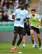7 August 2025; Tammy Abraham of Besiktas before the UEFA Conference League Third Qualifying Round first leg match between St Patrick's Athletic and Besiktas at Tallaght Stadium in Dublin. Photo by Stephen McCarthy/Sportsfile