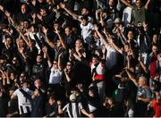 7 August 2025; Besiktas supporters before the UEFA Conference League Third Qualifying Round first leg match between St Patrick's Athletic and Besiktas at Tallaght Stadium in Dublin. Photo by Stephen McCarthy/Sportsfile