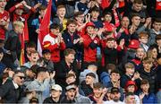 7 August 2025; St Patrick's Athletic supporters before the UEFA Conference League Third Qualifying Round first leg match between St Patrick's Athletic and Besiktas at Tallaght Stadium in Dublin. Photo by Stephen McCarthy/Sportsfile