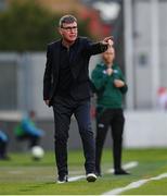 7 August 2025; St Patrick's Athletic manager Stephen Kenny/ during the UEFA Conference League Third Qualifying Round first leg match between St Patrick's Athletic and Besiktas at Tallaght Stadium in Dublin. Photo by Stephen McCarthy/Sportsfile