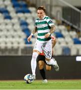 7 August 2025; Danny Grant of Shamrock Rovers during the UEFA Conference League Third Qualifying Round first leg match between Ballkani and Shamrock Rovers at Fadil Vokrri Stadium in Pristina, Kosovo. Photo by Nikola Krstic/Sportsfile