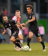 7 August 2025; Tayfur Bingol of Besiktas during the UEFA Conference League Third Qualifying Round first leg match between St Patrick's Athletic and Besiktas at Tallaght Stadium in Dublin. Photo by Stephen McCarthy/Sportsfile