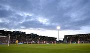7 August 2025; A general view of the action during the UEFA Conference League Third Qualifying Round first leg match between St Patrick's Athletic and Besiktas at Tallaght Stadium in Dublin. Photo by Stephen McCarthy/Sportsfile