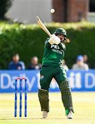 8 August 2025; Pakistan batter Aliya Riaz during match two of the Women's T20 International Series between Ireland and Pakistan at Castle Avenue Cricket Ground in Dublin. Photo by Seb Daly/Sportsfile