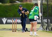 8 August 2025; Ireland assistant head coach Glenn Querl before match two of the Women's T20 International Series between Ireland and Pakistan at Castle Avenue Cricket Ground in Dublin. Photo by Seb Daly/Sportsfile