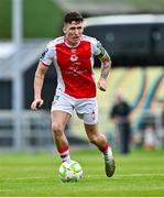 3 August 2025; Joe Redmond of St Patrick's Athletic during the SSE Airtricity Men's Premier Division match between Waterford and St Patrick's Athletic at Regional Sports Centre in Waterford. Photo by Tyler Miller/Sportsfile