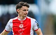 3 August 2025; Simon Power of St Patrick's Athletic during the SSE Airtricity Men's Premier Division match between Waterford and St Patrick's Athletic at Regional Sports Centre in Waterford. Photo by Tyler Miller/Sportsfile