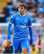 3 August 2025; Josh Miles of Waterford during the SSE Airtricity Men's Premier Division match between Waterford and St Patrick's Athletic at Regional Sports Centre in Waterford. Photo by Tyler Miller/Sportsfile