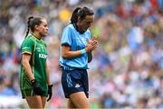 3 August 2025; Hannah Tyrrell of Dublin during the TG4 All-Ireland Ladies Football Senior Championship final match between Dublin and Meath at Croke Park in Dublin. Photo by Shauna Clinton/Sportsfile