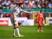 9 August 2025; Jordan Flores of Bohemians during the SSE Airtricity Men's Premier Division match between Shelbourne and Bohemians at Tolka Park in Dublin. Photo by Piaras Ó Mídheach/Sportsfile