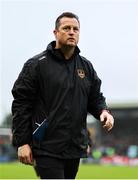10 August 2025; Galway United assistant manager Jon Daly leaves the pitch after the drawn SSE Airtricity Men's Premier Division match between Galway United and Shamrock Rovers at Eamonn Deacy Park in Galway. Photo by Thomas Flinkow/Sportsfile